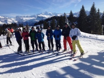 'The Lawless Boys', Keenans & Alastair with Mont Blanc in the background. Best day on the slopes this Winter so far!!